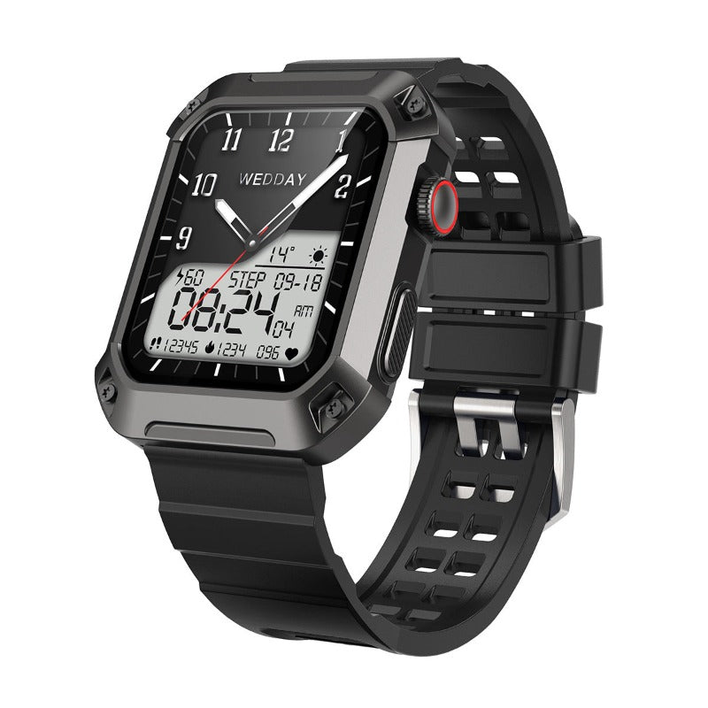 Military Smart Watch for Men Outdoor Tactical Smartwatch, ip69K Waterproof Rugged Bluetooth Dail Calls Speaker-1