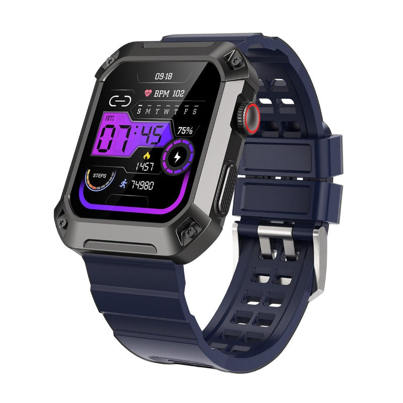 Military Smart Watch for Men Outdoor Tactical Smartwatch, ip69K Waterproof Rugged Bluetooth Dail Calls Speaker-6